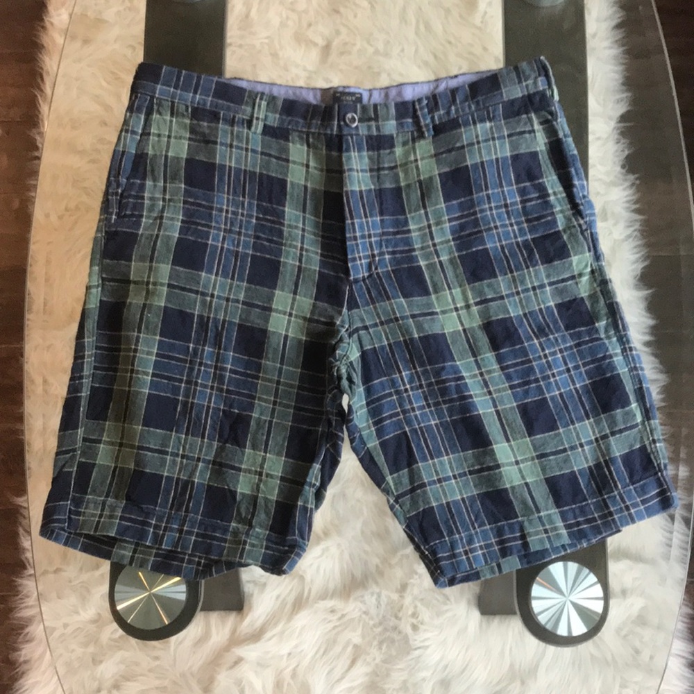 J. Crew Club Plaid Shorts